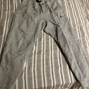 Gray Jordan sweatpants